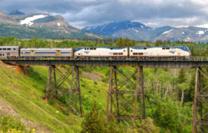 Amtrak's Empire Builder in Montana