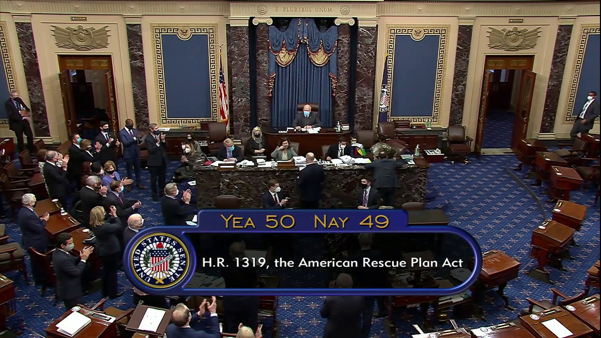 Senate passage of the American Rescue Plan
