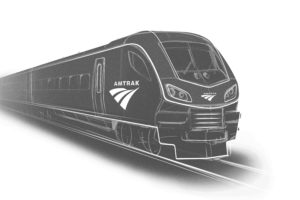 Rendering of new Amtrak locomotive