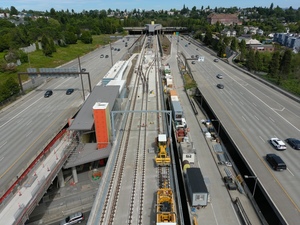 Judkins Park Station, view one (East Link aerial tour)