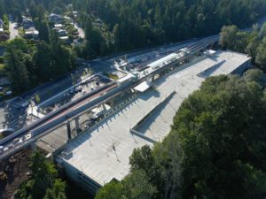 South Bellevue Station, view two (East Link aerial tour)
