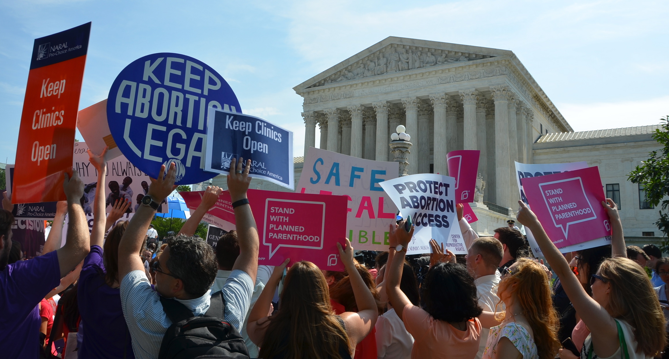 Rally at the Supreme Court for reproductive rights