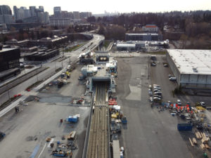 Spring District/120th Station view one (East Link aerial tour)