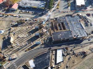 Southeast Redmond Station, view three (East Link aerial tour)