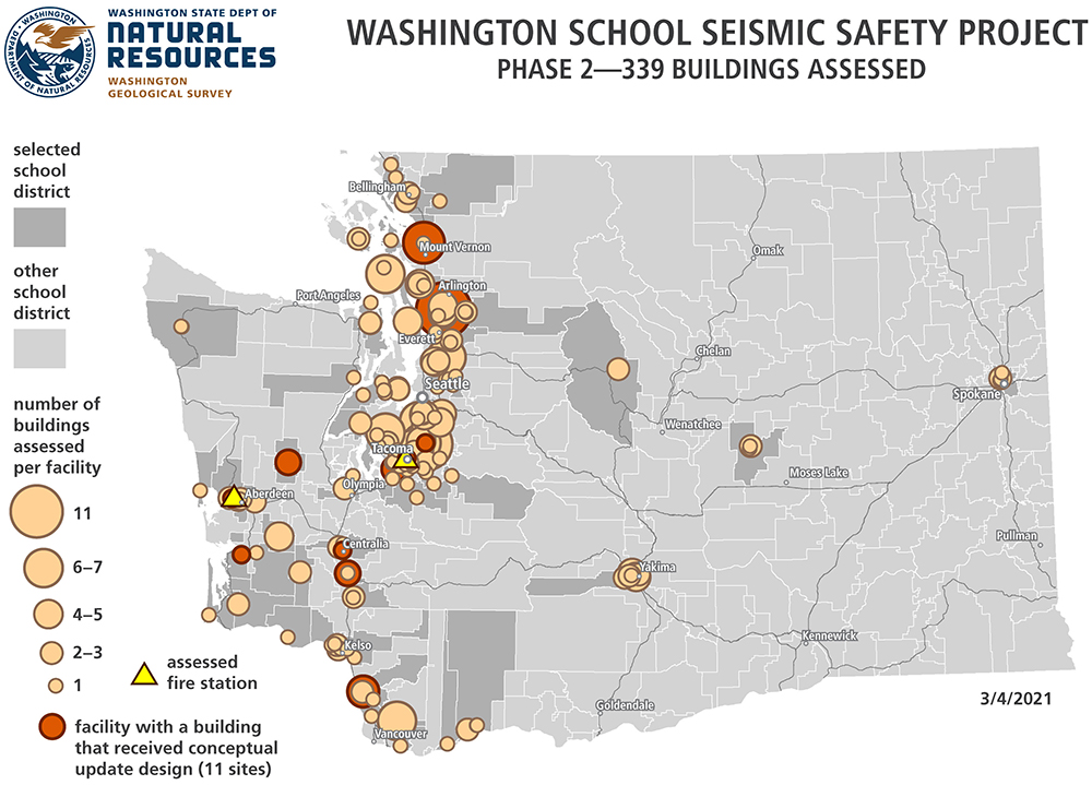 School seismic safety map (DNR)