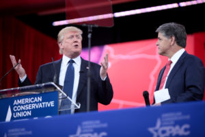 Hannity and Trump at CPAC