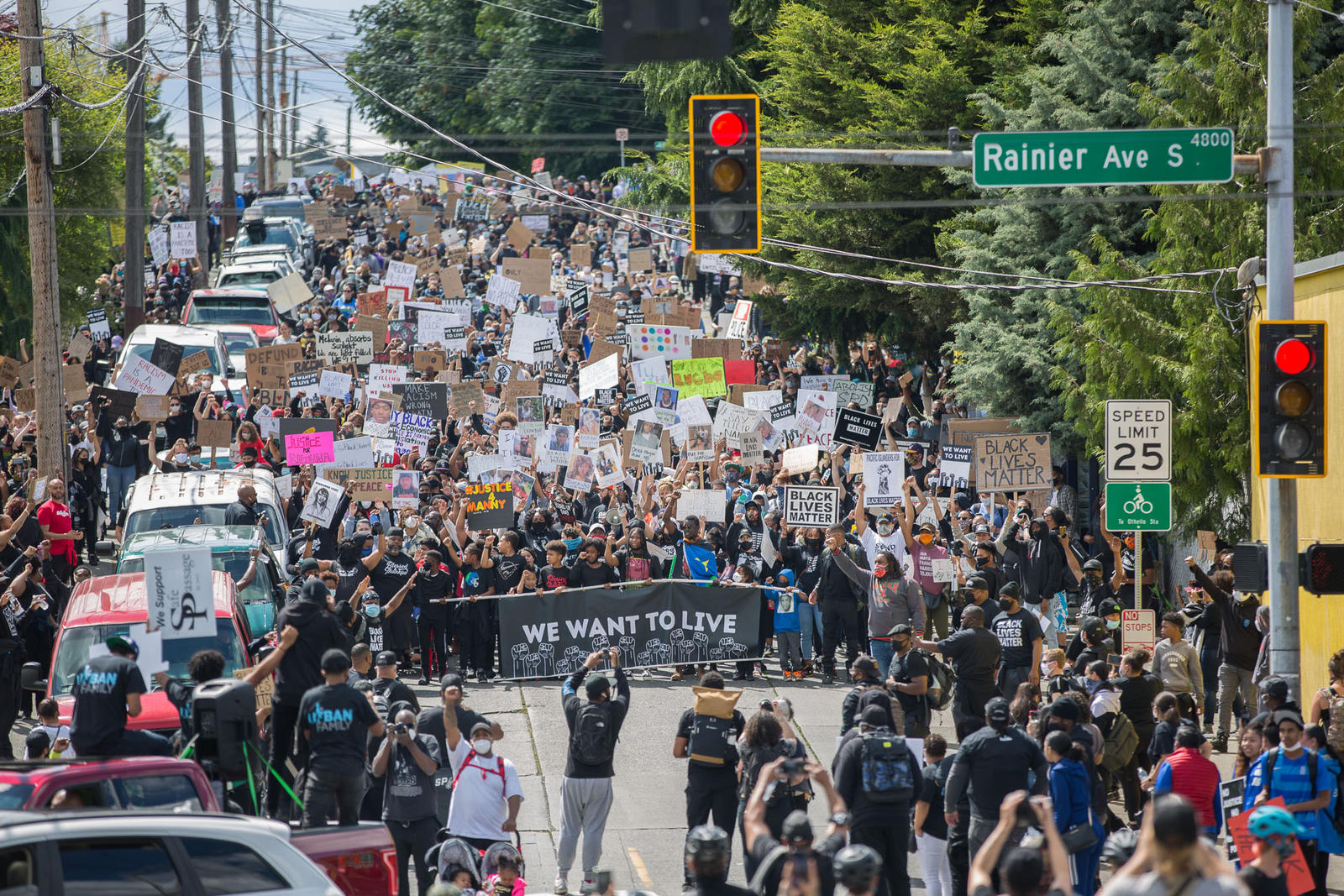 We Want To Live: Accountability march in Seattle
