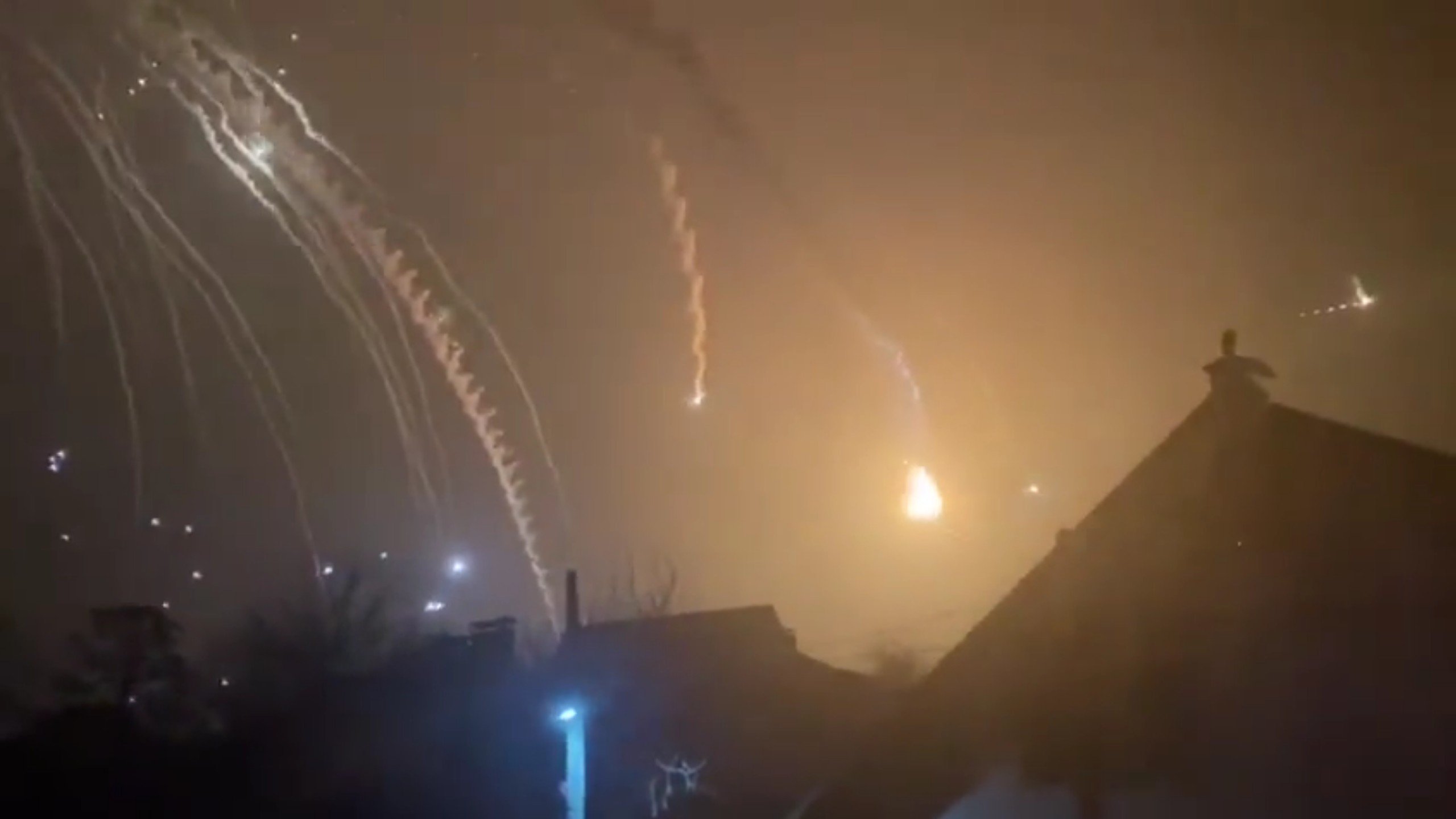 A major explosion over Kyiv