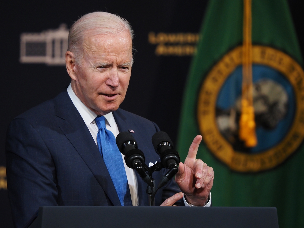 President Joe Biden delivers an address on making essential drugs more affordable