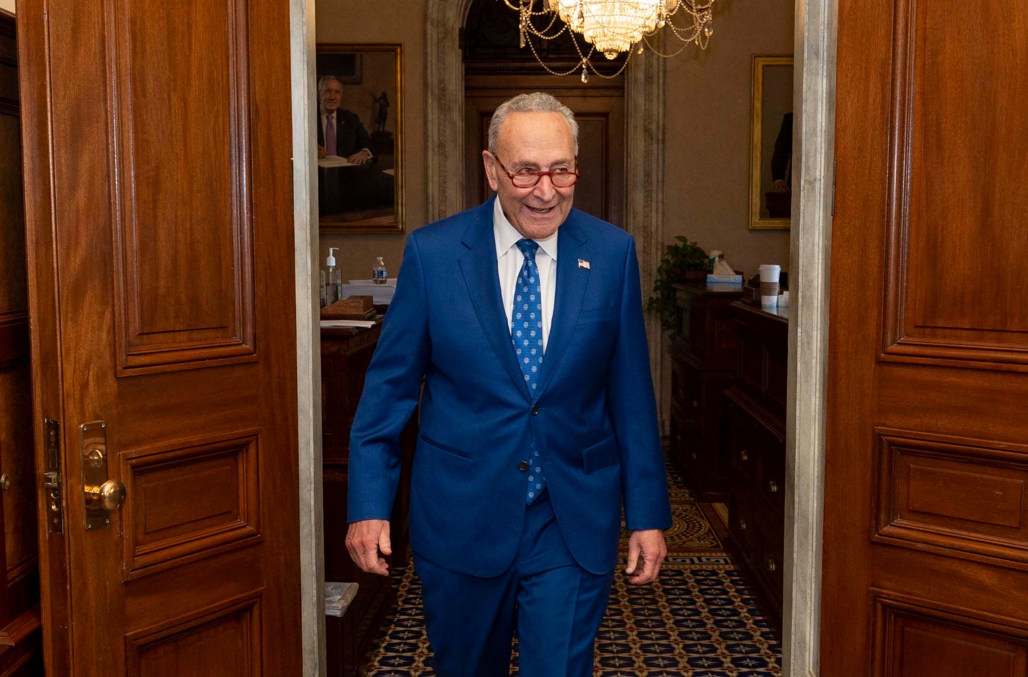 Senator Chuck Schumer following passage of the Inflation Reduction Act
