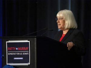 Senator Patty Murray speaks at the 2022 Washington State Democratic Convention