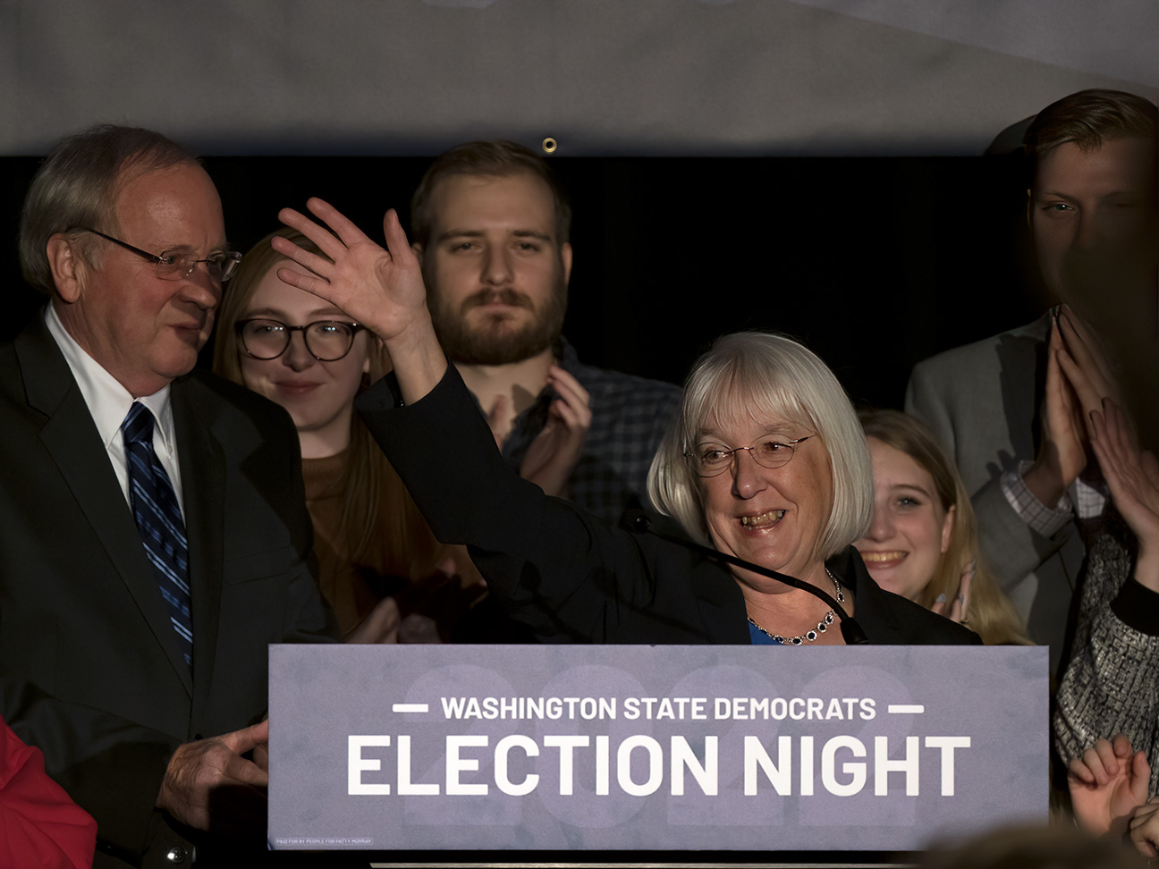 Senator Patty Murray at the 2022 Washington State Democrats' Ele