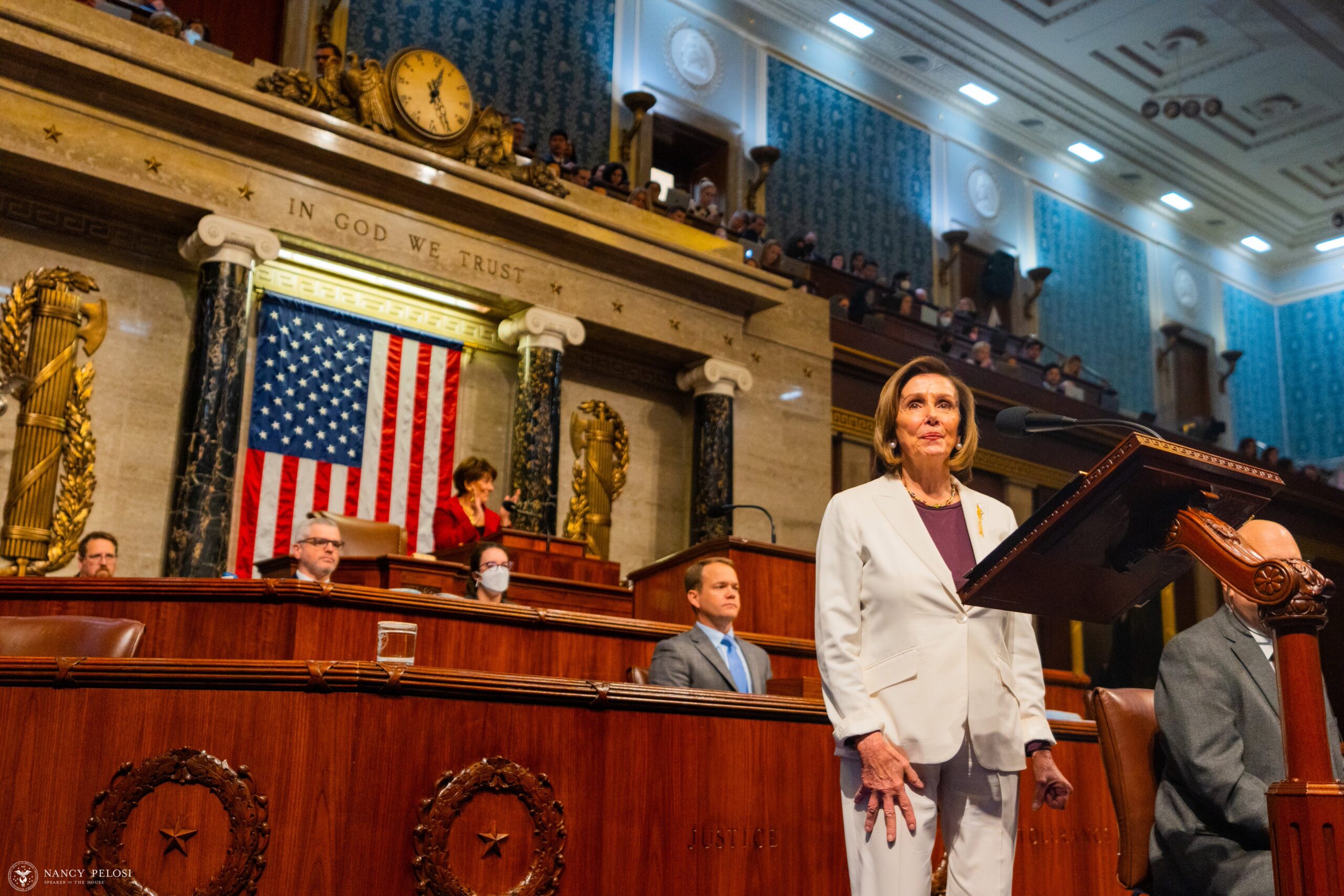 Speaker Nancy Pelosi announcing her retirement as House Democratic Leader