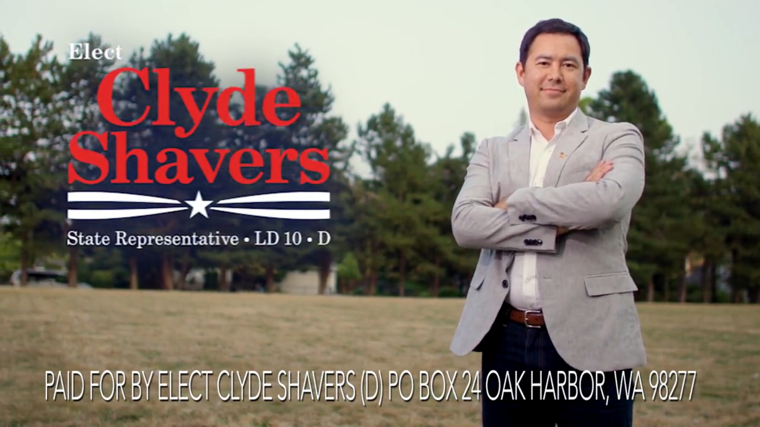 Clyde Shavers for State Representative (ad still)