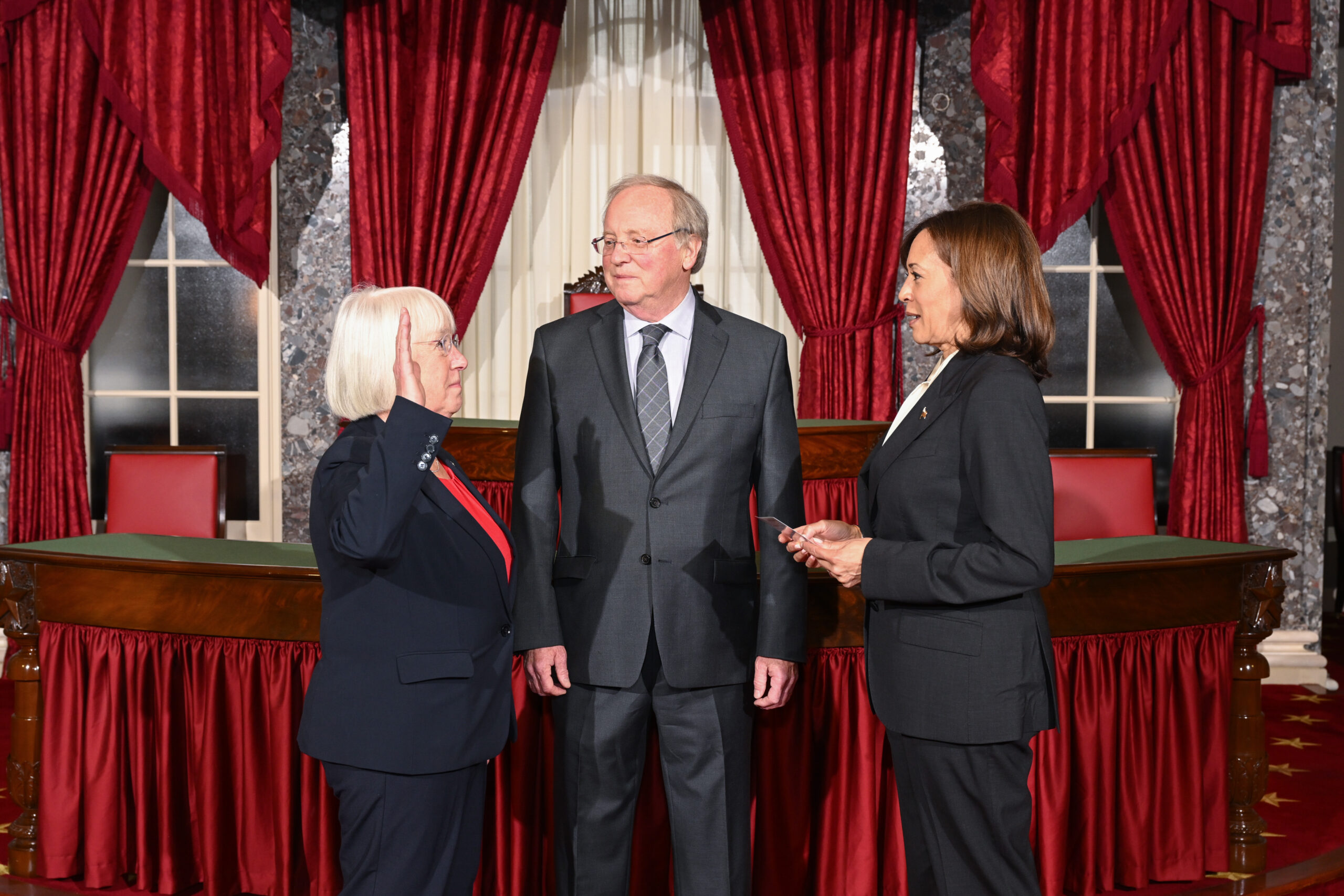 Senator Patty Murray sworn in by Vice President Kamala Harris