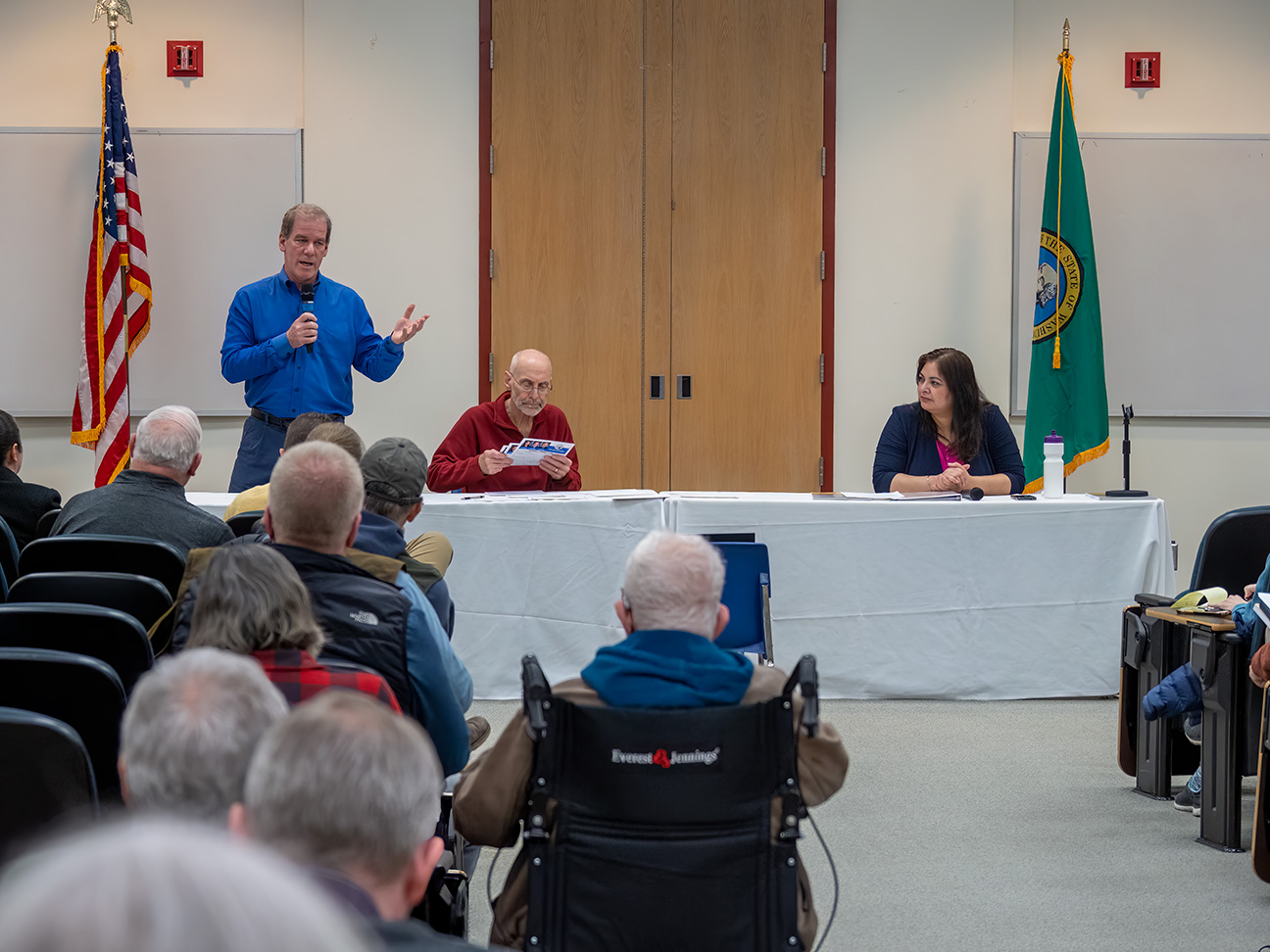 45th LD legislators at an in-person town hall