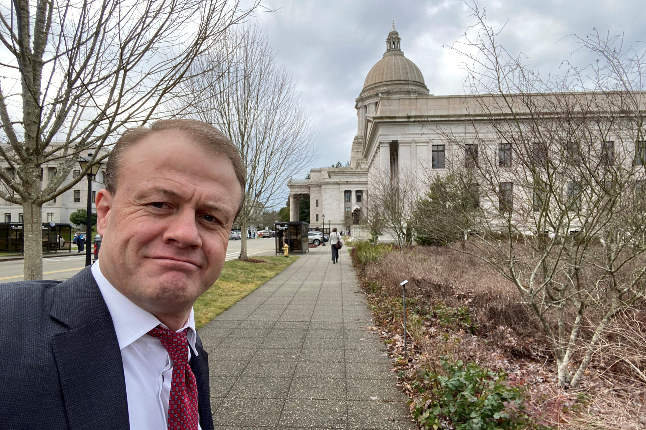 Tim Eyman at the Capitol Campus