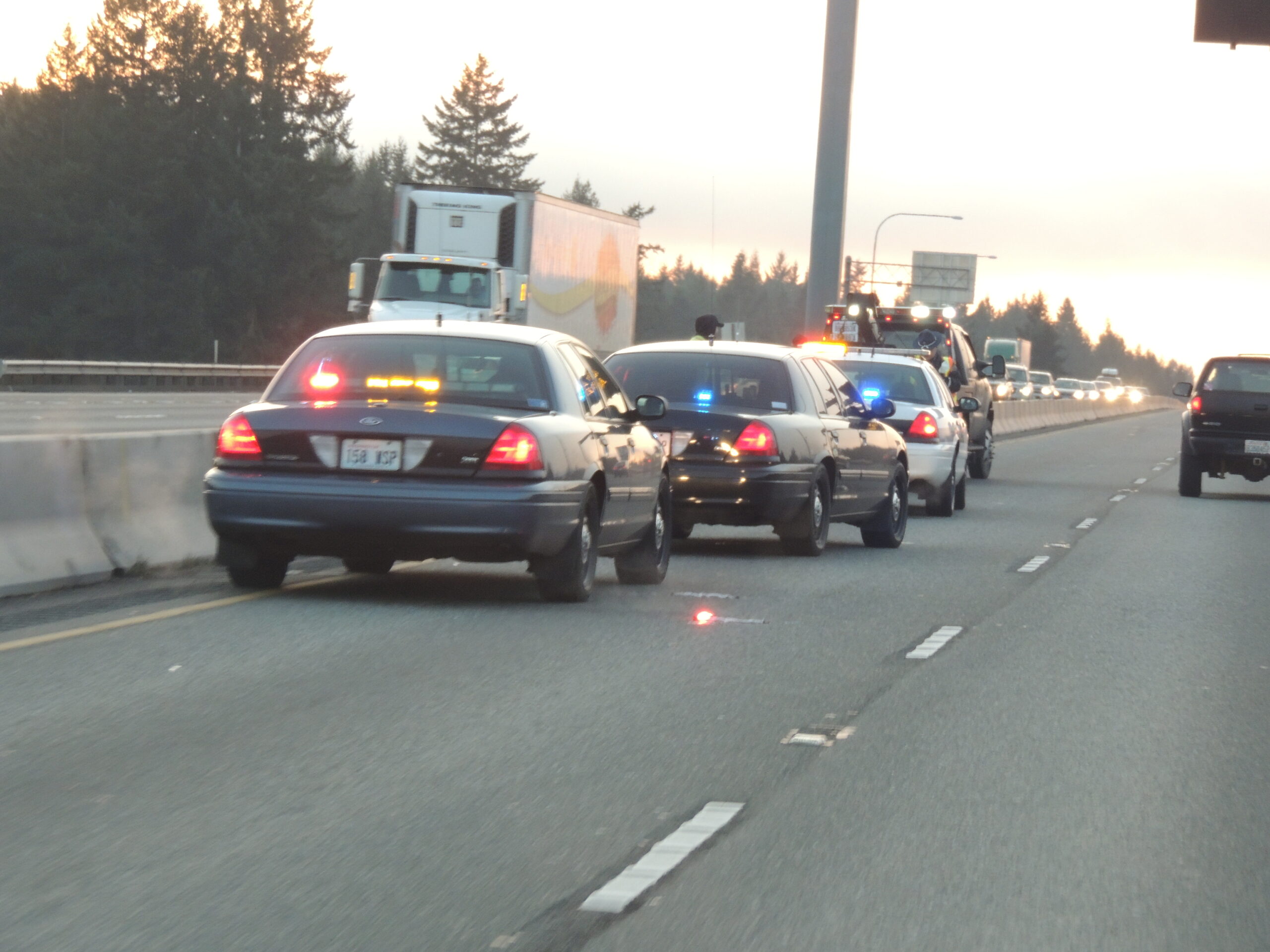 Washington State Patrol vehicles