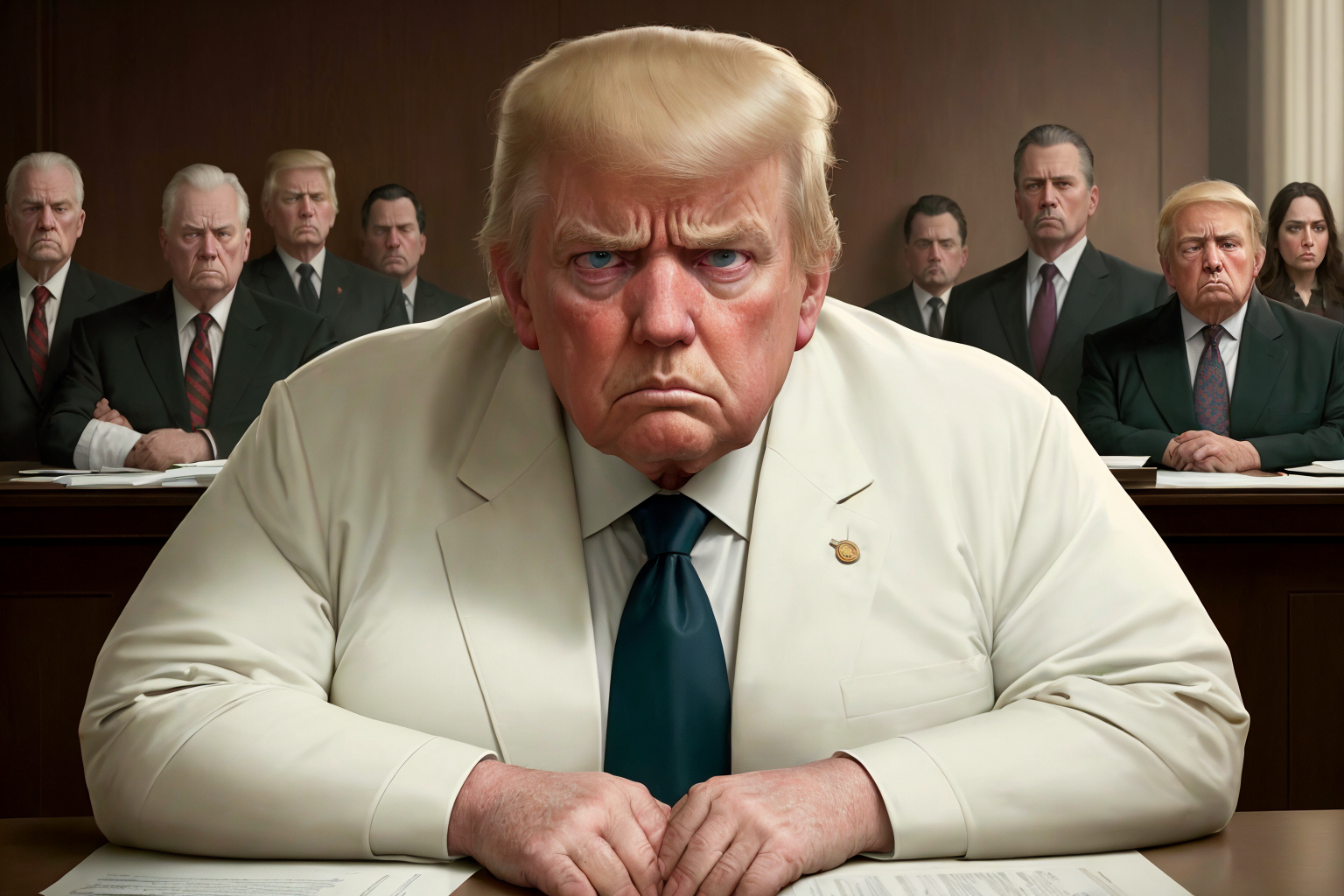 AI-generated image of Donald Trump