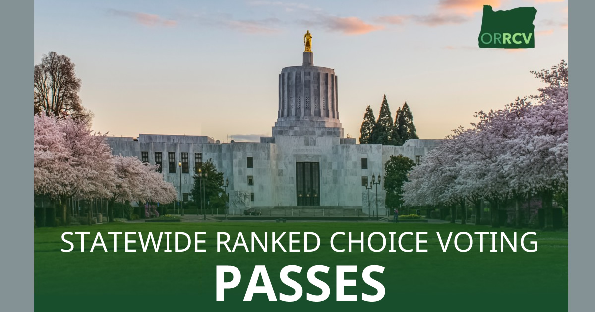 Statewide ranked choice voting passes
