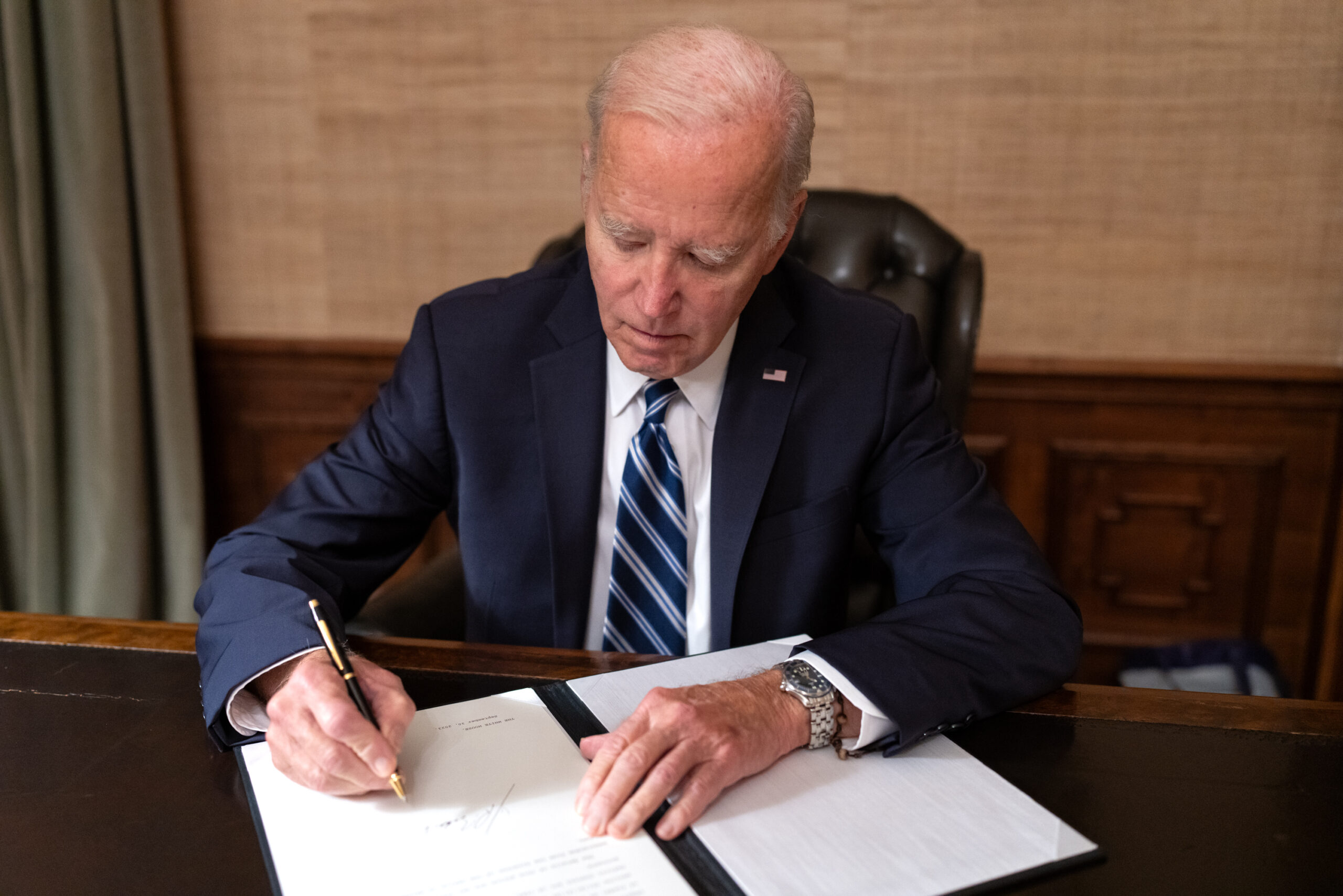President Biden signs continuing resolution