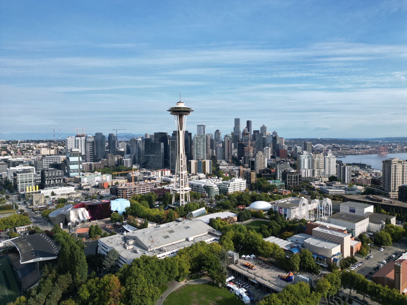 Seattle Center, seen from the air