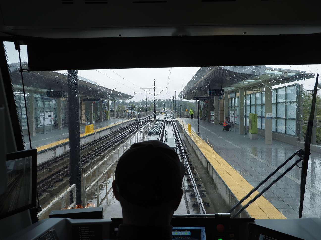Operator view of Bellevue Downtown Station