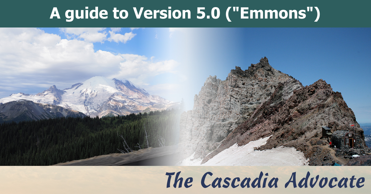 A guide to Version 5.0 of NPI's Cascadia Advocate